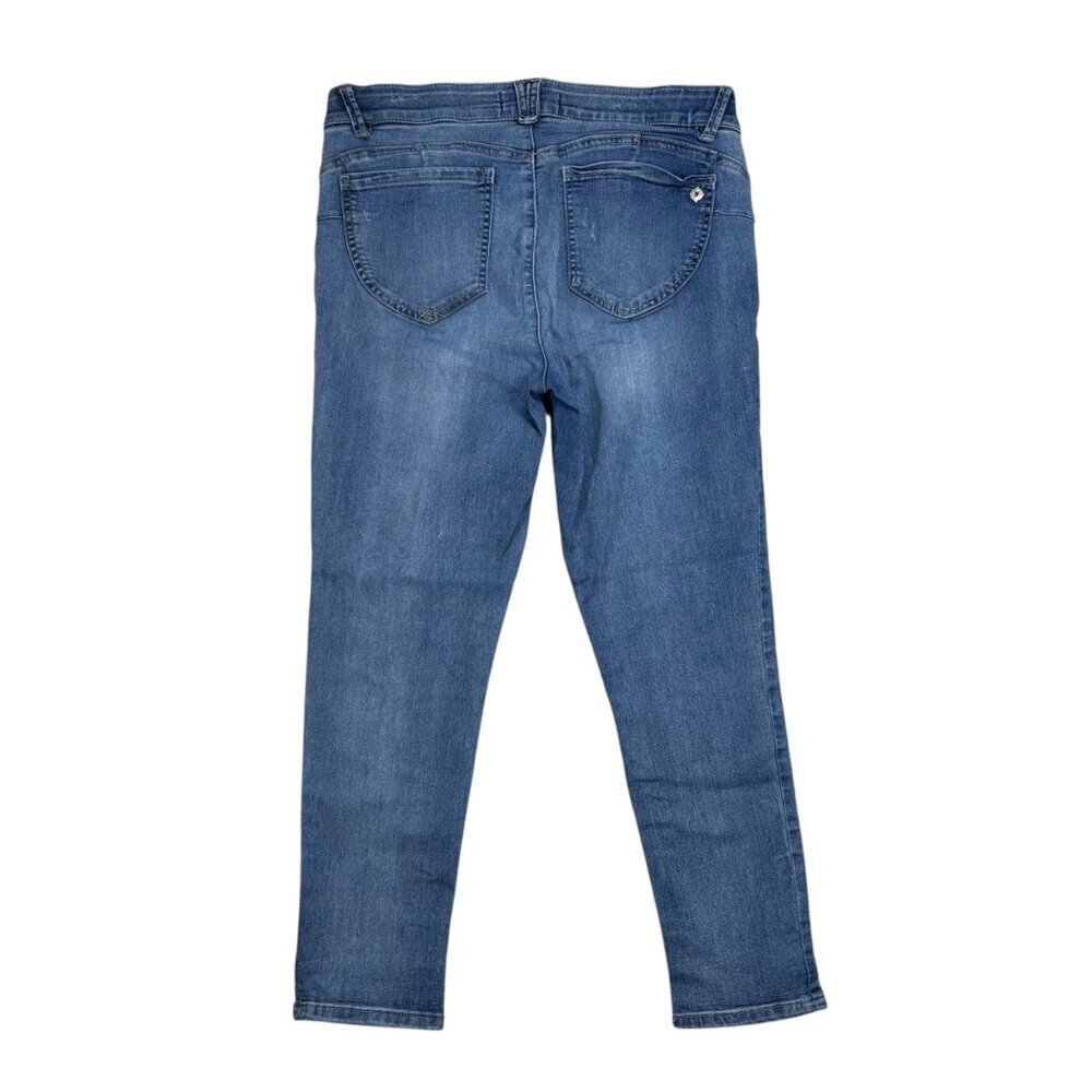 Democracy Size 12 Ab Solution Jeans Stretch Office Casual Denim Blue